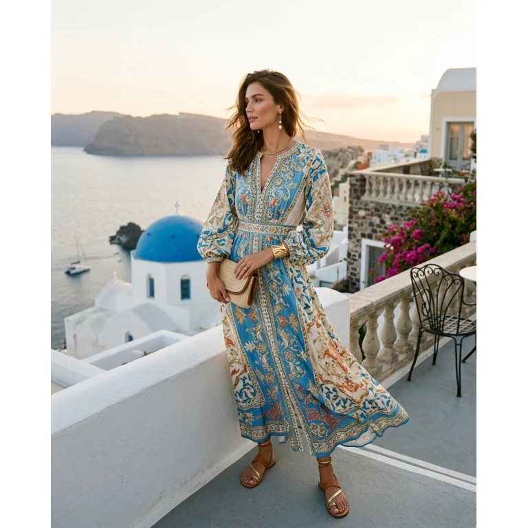 Gemma Deeks Style Guide: Resort Wear Anniversary in Greece Summer 2026