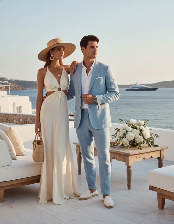 Gemma Deeks Style Guide: Resort Wear Anniversary in Mykonos Summer 2026