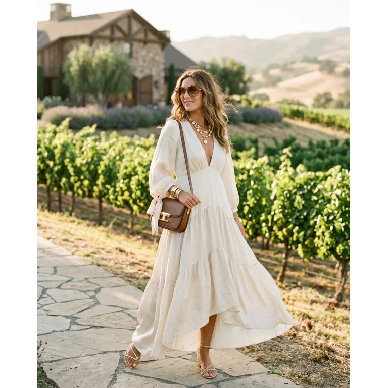 Gemma Deeks Style Guide: Resort Wear Anniversary in Napa Valley Summer 2026