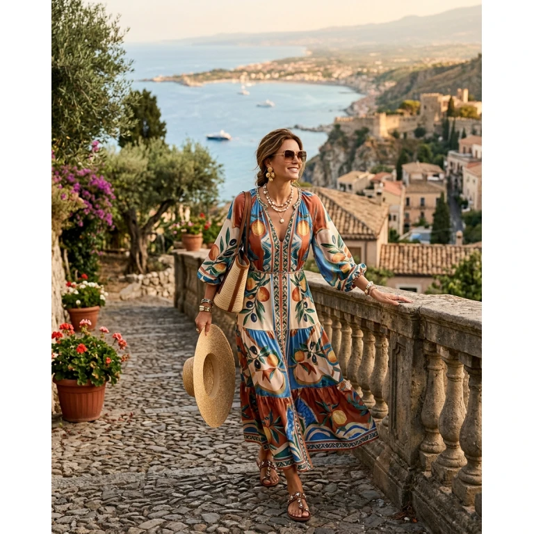Gemma Deeks Style Guide: Resort Wear Anniversary in Sicily Summer 2026