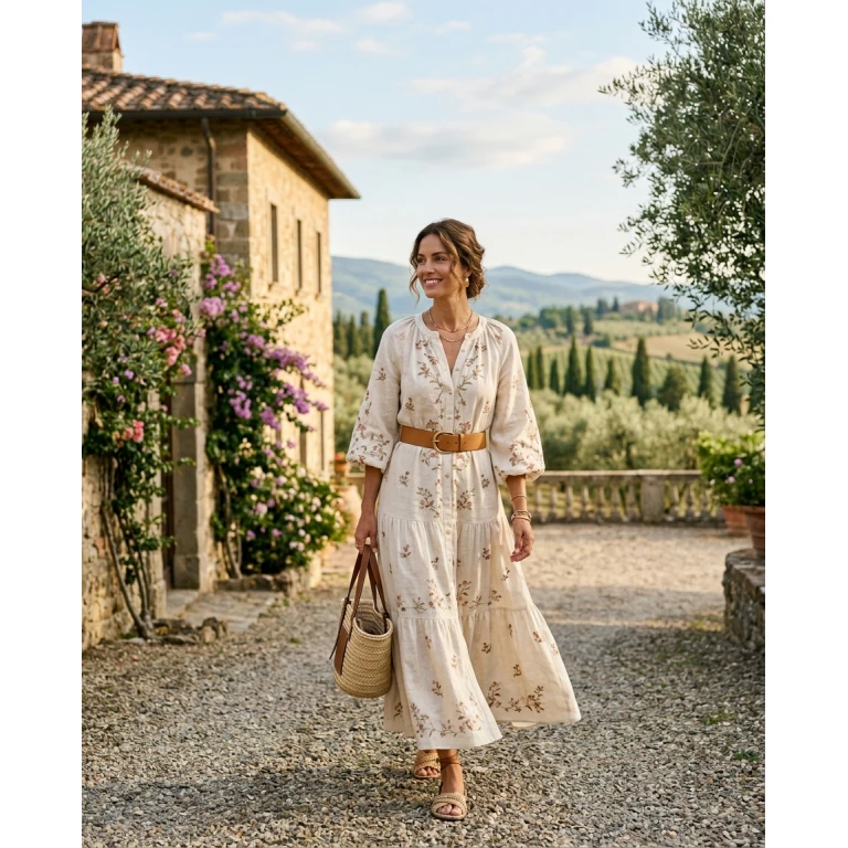 Gemma Deeks Style Guide: Resort Wear Anniversary in Tuscany Summer 2026