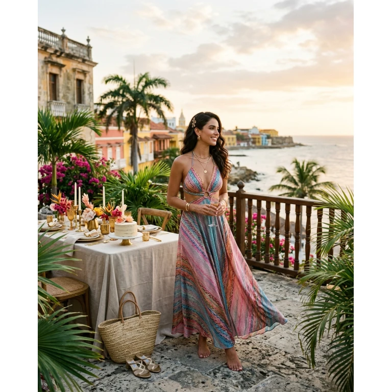 Gemma Deeks Style Guide: Resort Wear Birthday in Colombia Summer 2026