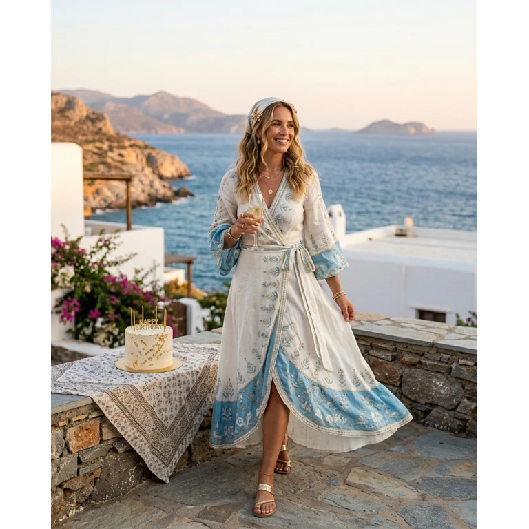 Gemma Deeks Style Guide: Resort Wear Birthday in Crete Summer 2026