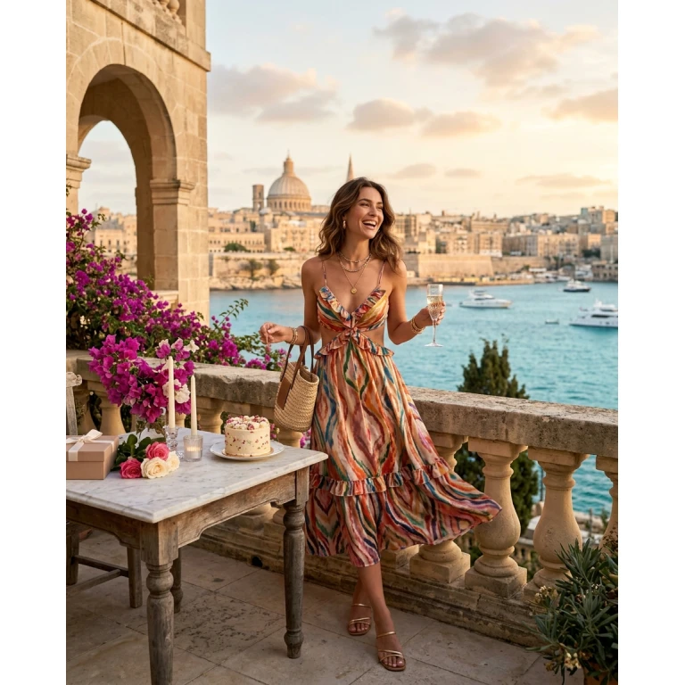 Gemma Deeks Style Guide: Resort Wear Birthday in Malta Summer 2026