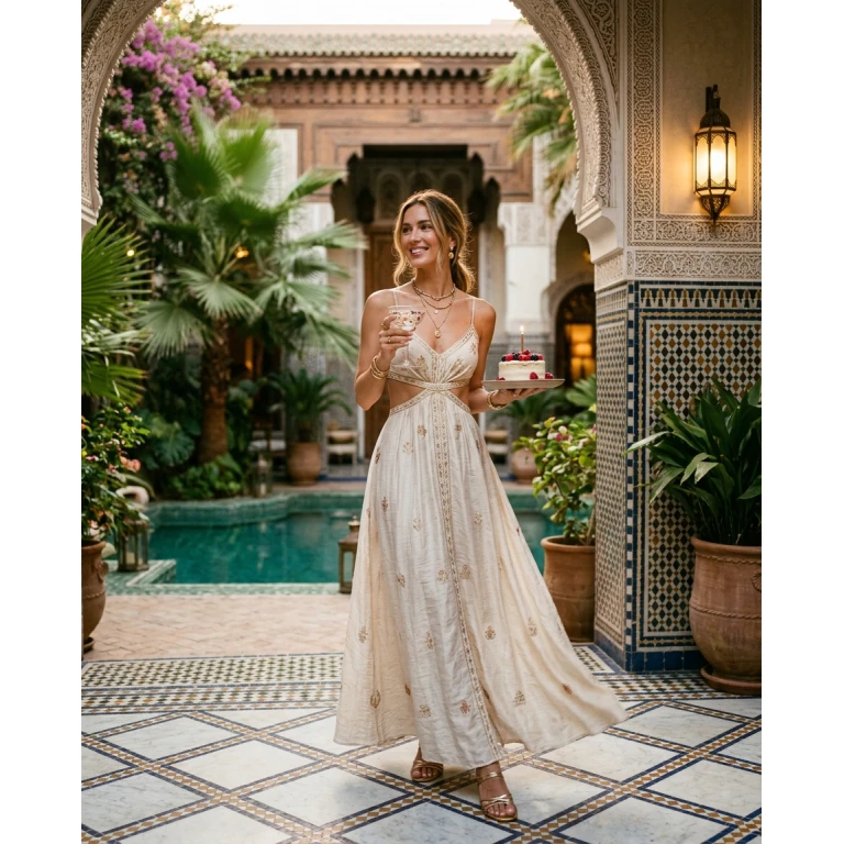 Gemma Deeks Style Guide: Resort Wear Birthday in Marrakech Summer 2026