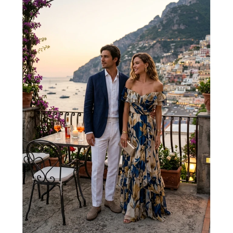 Gemma Deeks Style Guide: Resort Wear Date night in Amalfi Coast Summer 2026