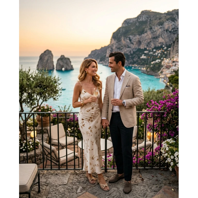 Gemma Deeks Style Guide: Resort Wear Date night in Capri Summer 2026