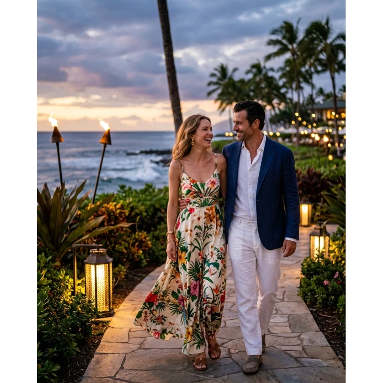 Gemma Deeks Style Guide: Resort Wear Date night in Hawaii Summer 2026