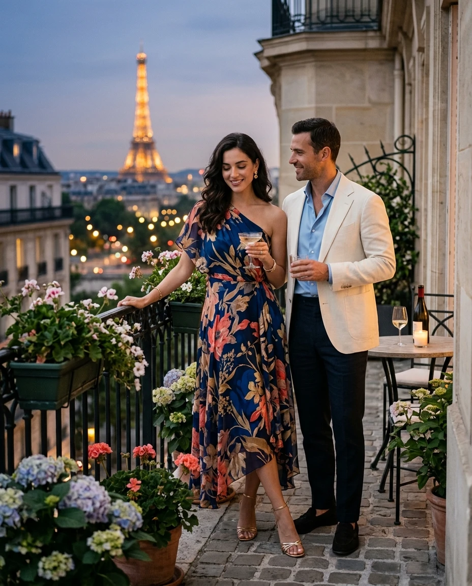 Gemma Deeks Style Guide: Resort Wear Date night in Paris Summer 2026