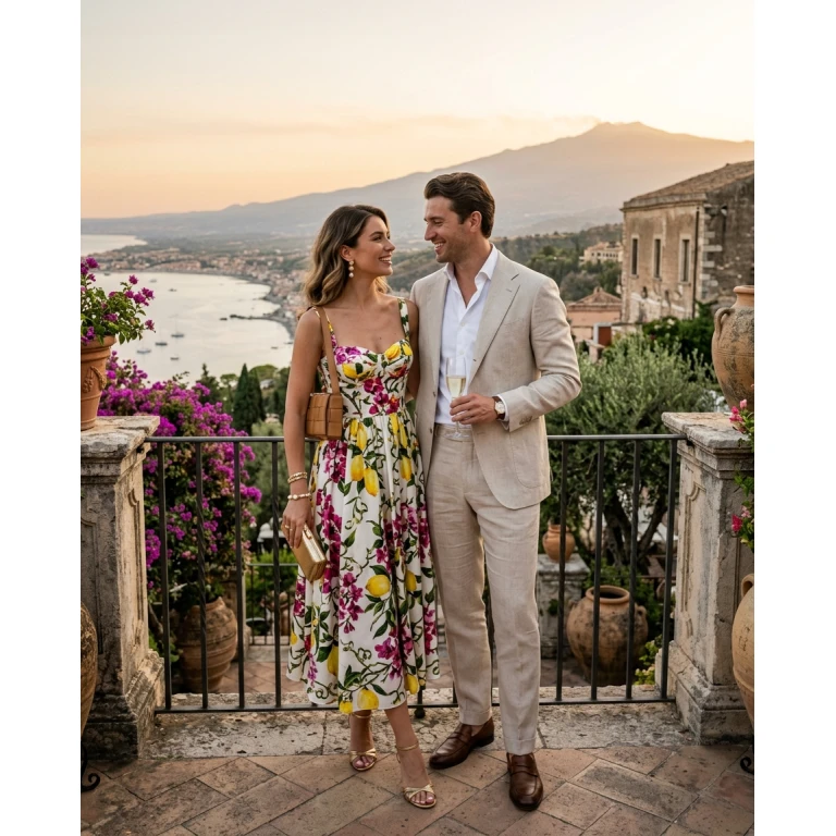 Gemma Deeks Style Guide: Resort Wear Date night in Sicily Summer 2026