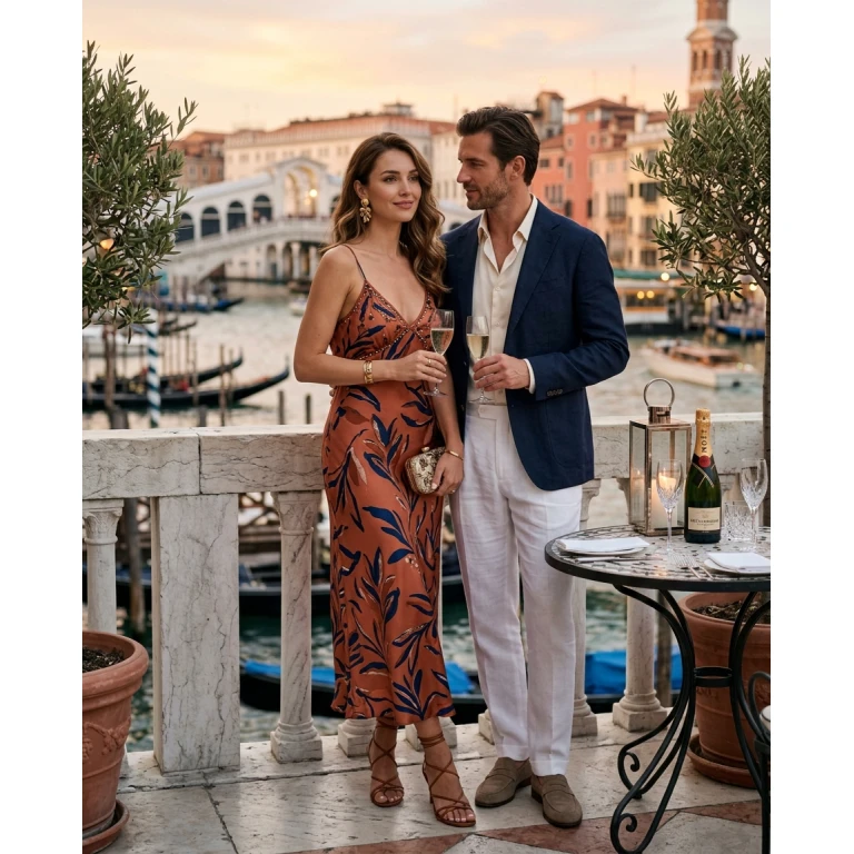 Gemma Deeks Style Guide: Resort Wear Date night in Venice Summer 2026