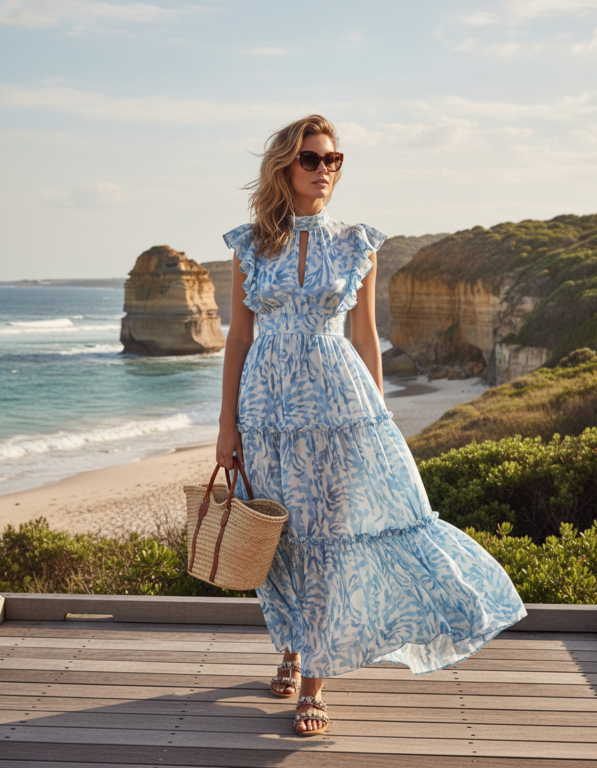 Gemma Deeks Style Guide: Resort Wear Designer Summer Dresses in Australia Summer 2026