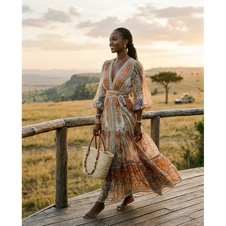 Gemma Deeks Style Guide: Resort Wear Designer Summer Dresses in Kenya Summer 2026