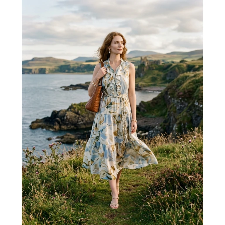 Gemma Deeks Style Guide: Resort Wear Designer Summer Dresses in Scotland Summer 2026