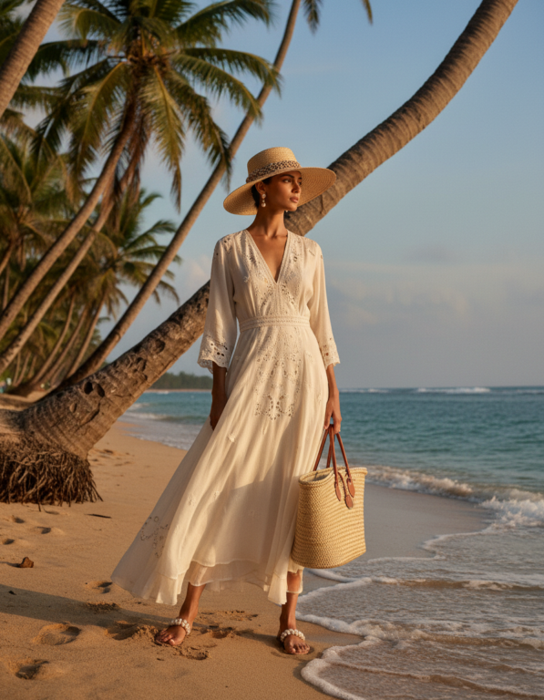 Gemma Deeks Style Guide: Resort Wear Designer Summer Dresses in Sri Lanka Summer 2026