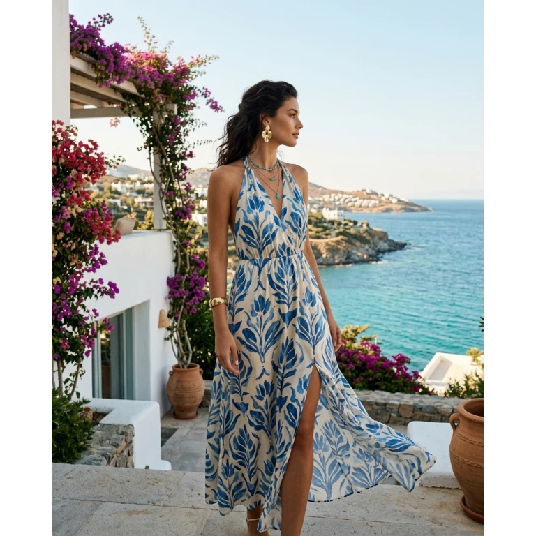 Gemma Deeks Style Guide: Resort Wear Designer Summer Dresses in Turkey Summer 2026