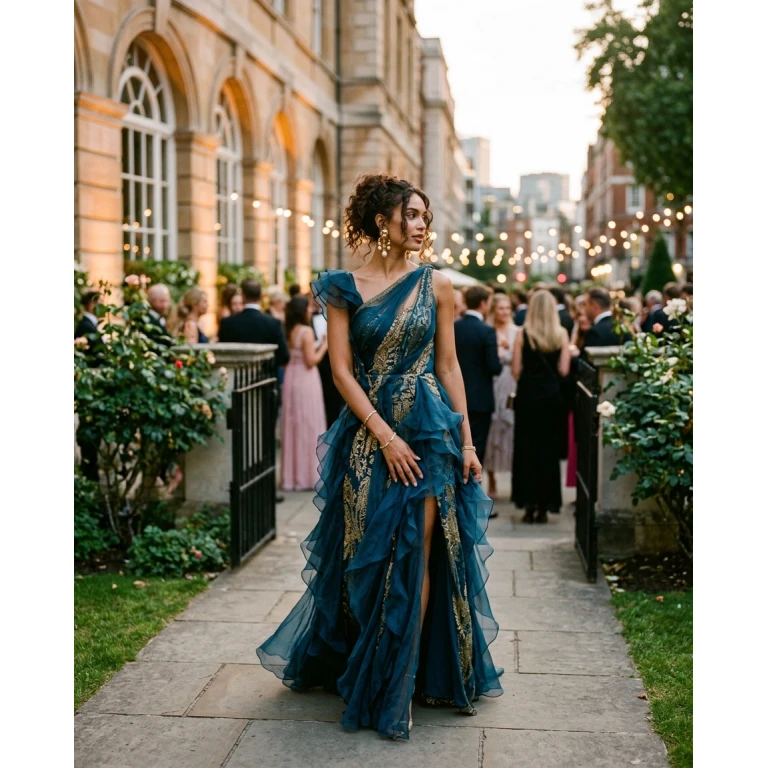 Gemma Deeks Style Guide: Resort Wear gala gown in London Summer 2026