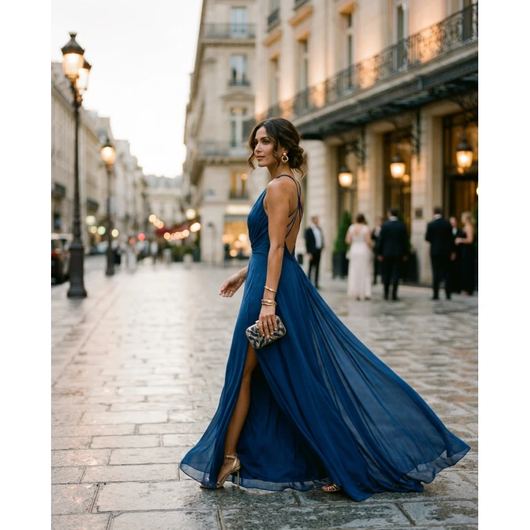 Gemma Deeks Style Guide: Resort Wear gala gown in Paris Summer 2026