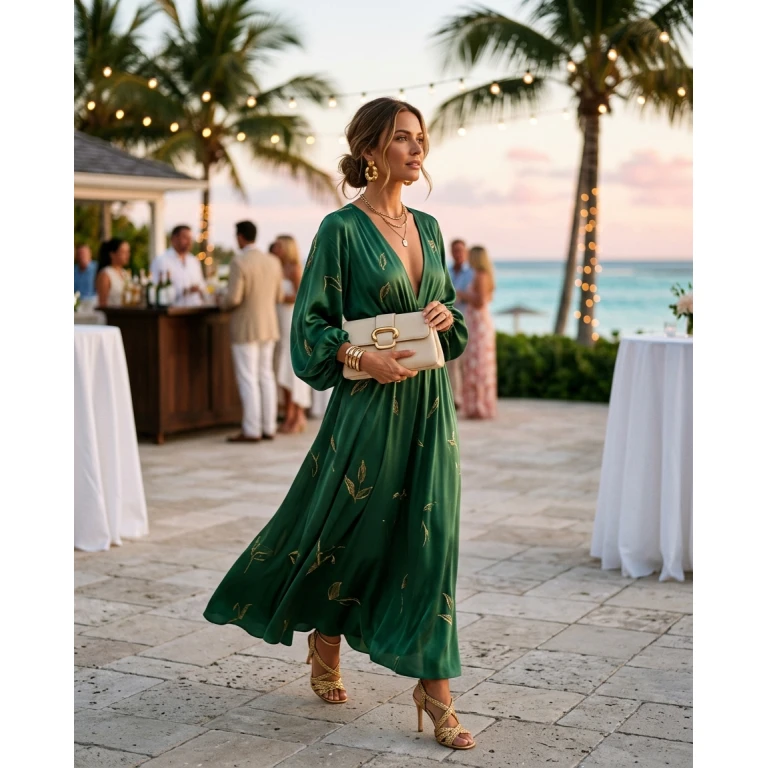 Gemma Deeks Style Guide: Resort Wear Holiday parties in Bahamas Summer 2026