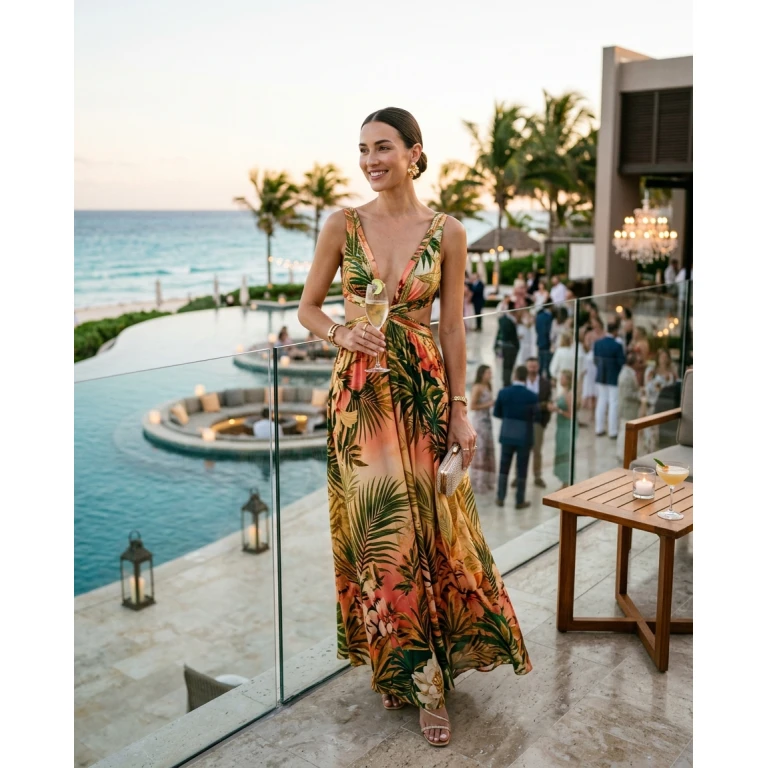 Gemma Deeks Style Guide: Resort Wear Holiday parties in Cancun Summer 2026