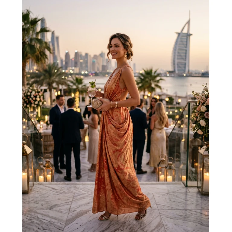 Gemma Deeks Style Guide: Resort Wear Holiday parties in Dubai Summer 2026
