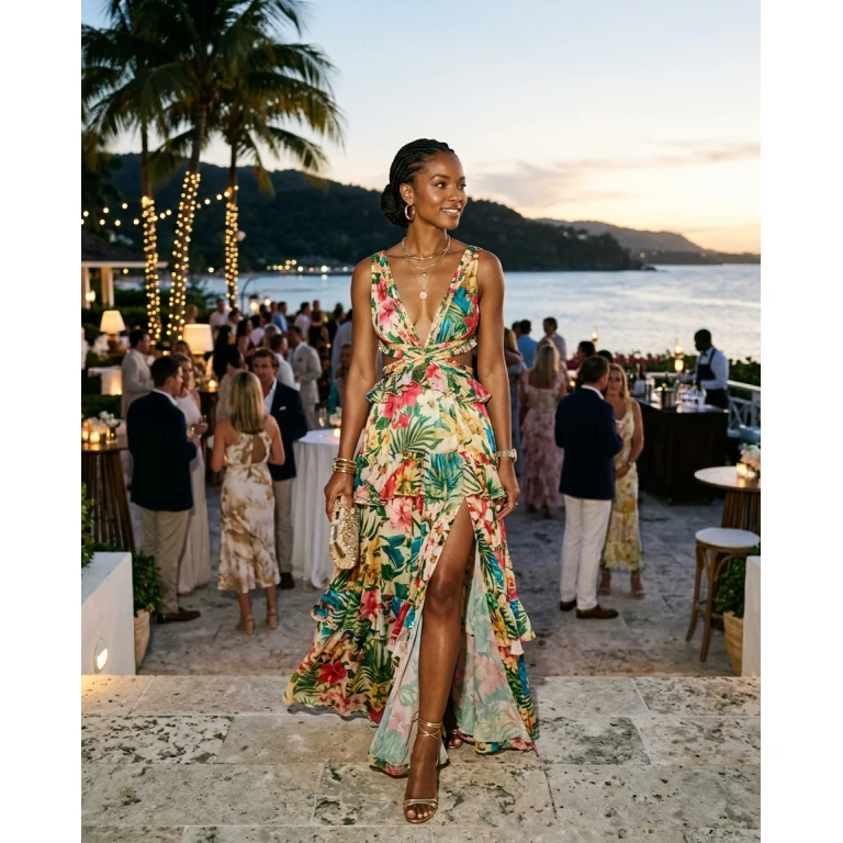 Gemma Deeks Style Guide: Resort Wear Holiday parties in Montego Bay Summer 2026