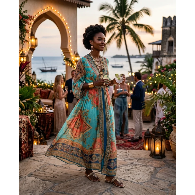 Gemma Deeks Style Guide: Resort Wear Holiday parties in Zanzibar Summer 2026