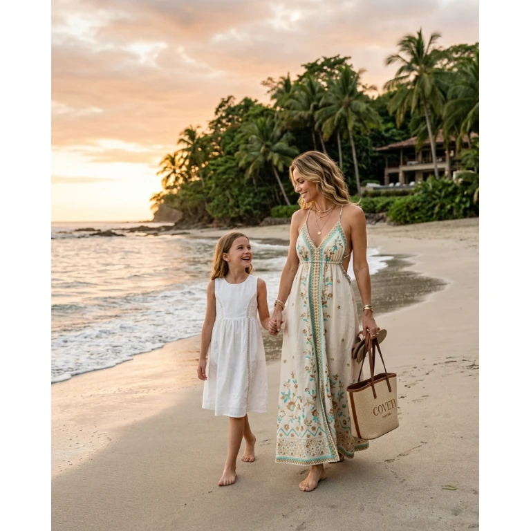 Gemma Deeks Style Guide: Resort Wear Mother’s Day in Costa Rica Summer 2026