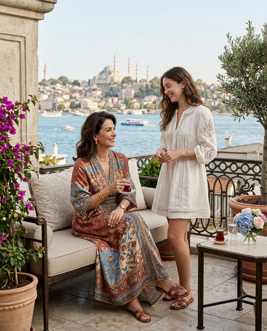 Gemma Deeks Style Guide: Resort Wear Mother’s Day in Istanbul Summer 2026