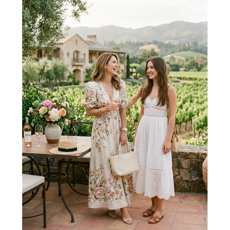Gemma Deeks Style Guide: Resort Wear Mother’s Day in Napa Valley Summer 2026