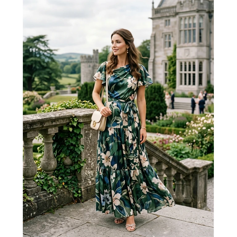 Gemma Deeks Style Guide: Resort Wear wedding guest dress in Ireland Summer 2026