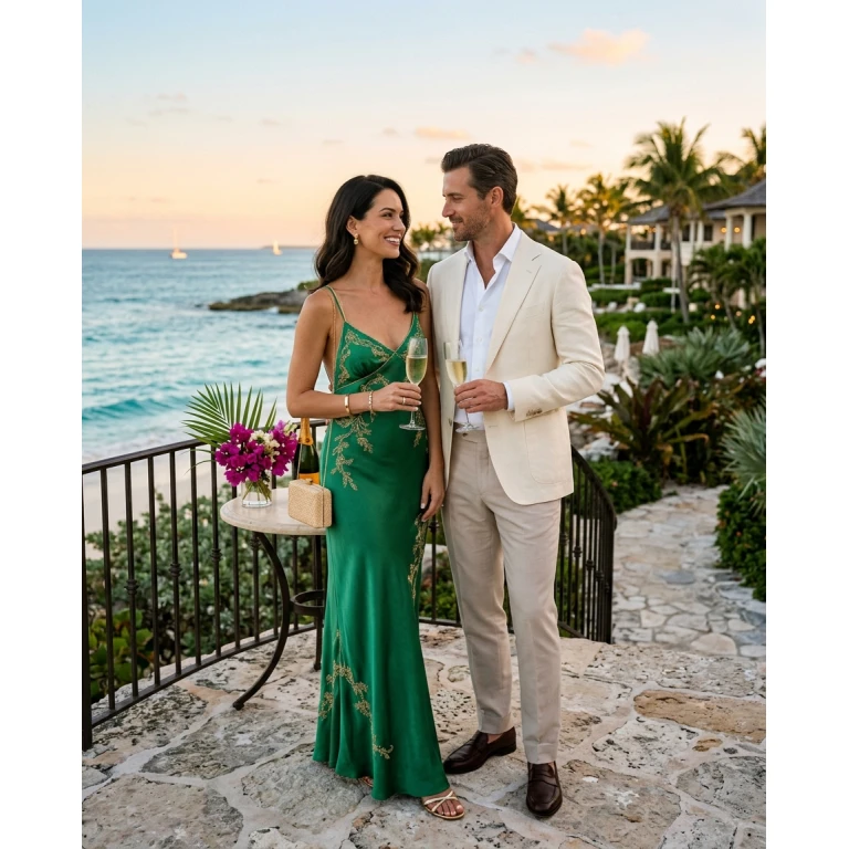 Gemma Deeks Style Guide: Semi Formal Anniversary in Bahamas Summer 2026
