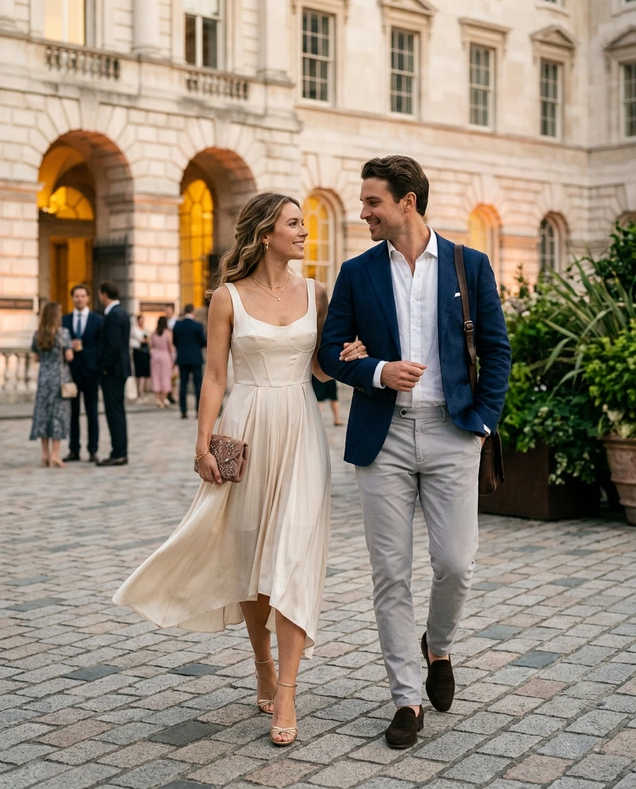 Gemma Deeks Style Guide: Semi Formal Anniversary in London Summer 2026