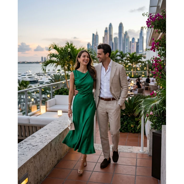 Gemma Deeks Style Guide: Semi Formal Anniversary in Miami Summer 2026