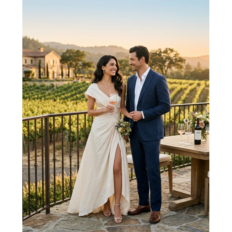Gemma Deeks Style Guide: Semi Formal Anniversary in Napa Valley Summer 2026