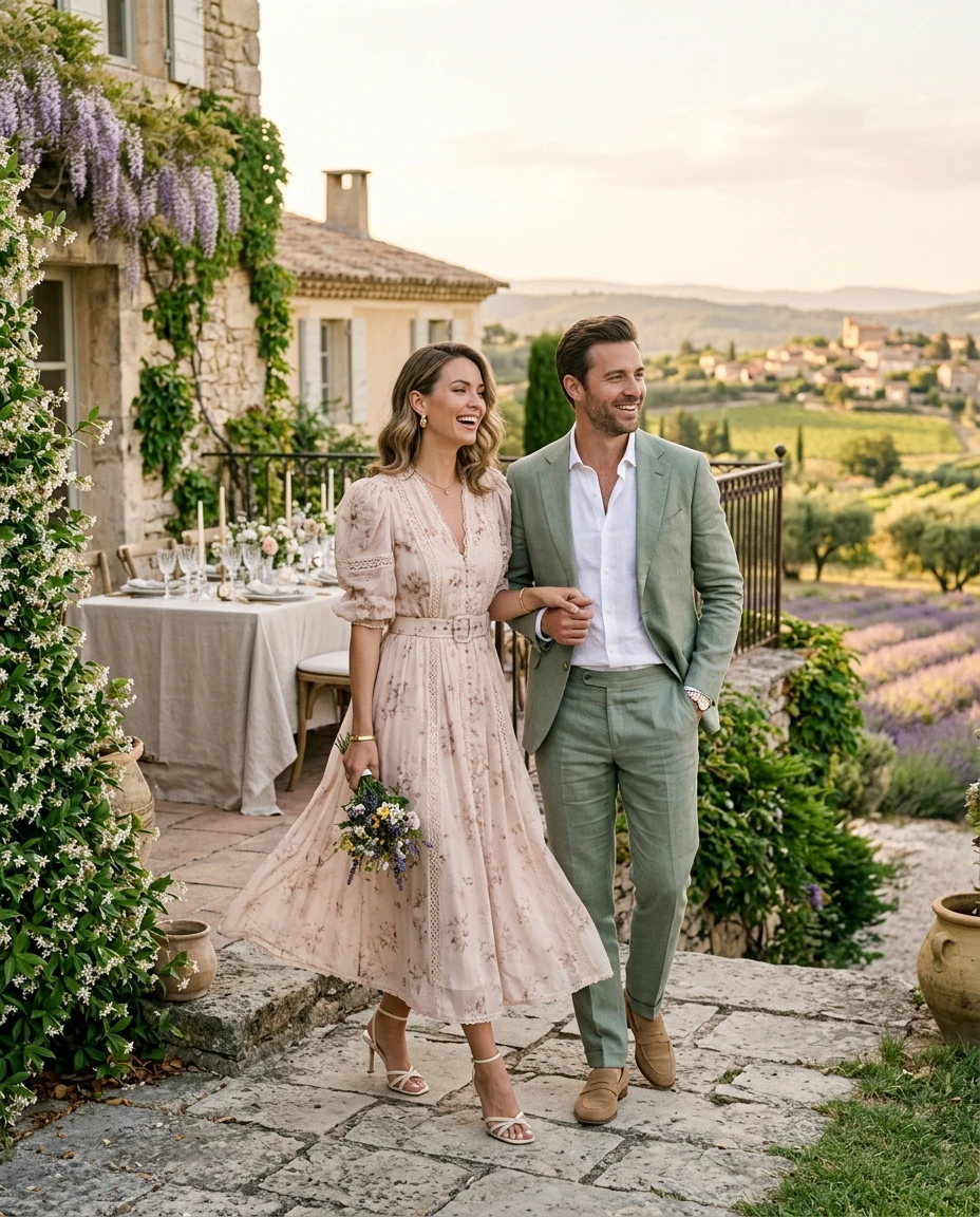 Gemma Deeks Style Guide: Semi Formal Anniversary in Provence France Summer 2026