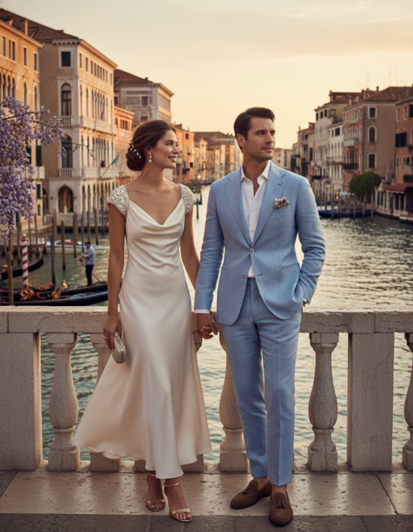 Gemma Deeks Style Guide: Semi Formal Anniversary in Venice Summer 2026
