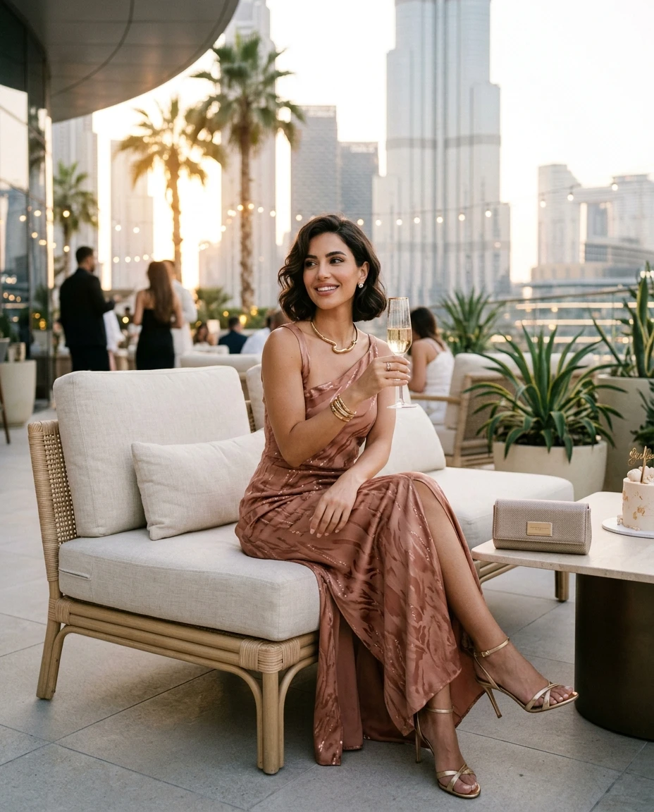 Gemma Deeks Style Guide: Semi Formal Birthday in Dubai Summer 2026