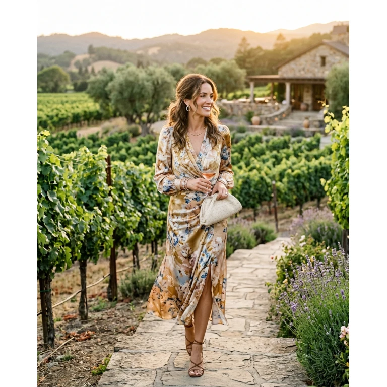 Gemma Deeks Style Guide: Semi Formal Birthday in Napa Valley Summer 2026
