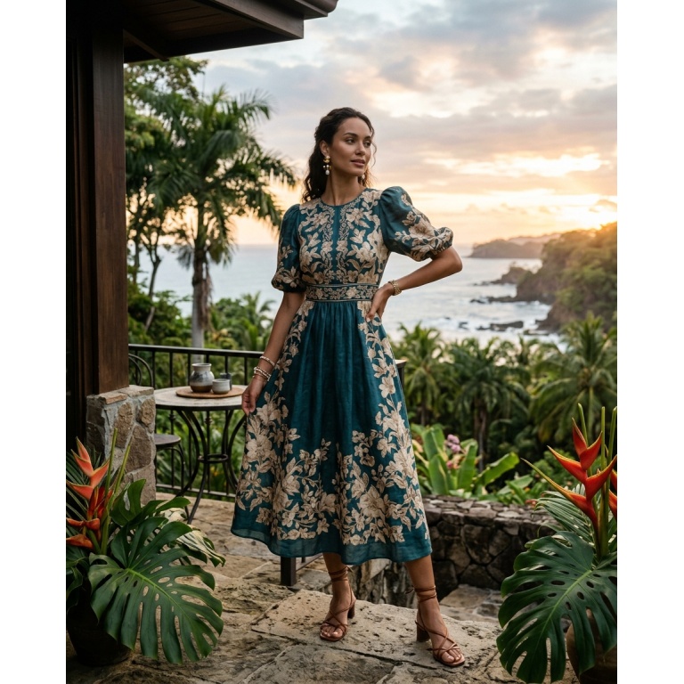 Gemma Deeks Style Guide: Semi Formal Designer Summer Dresses in Costa Rica Summer 2026