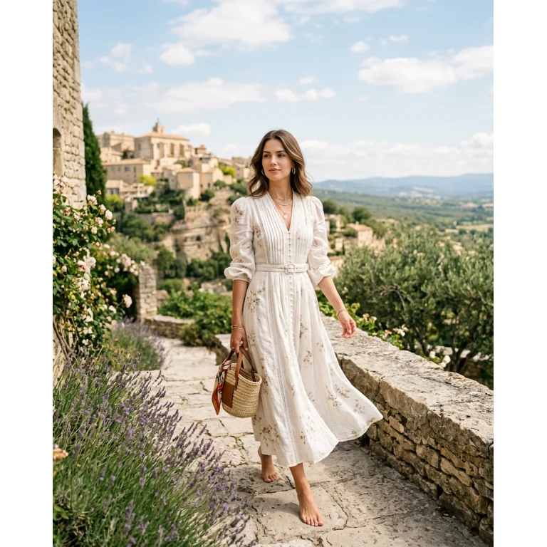 Gemma Deeks Style Guide: Semi Formal Designer Summer Dresses in France Summer 2026