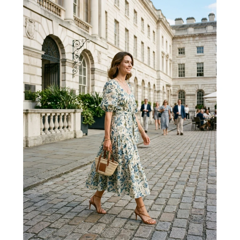 Gemma Deeks Style Guide: Semi Formal Designer Summer Dresses in London Summer 2026