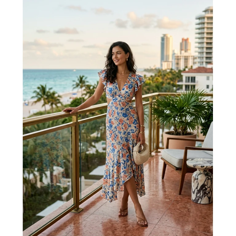 Gemma Deeks Style Guide: Semi Formal Designer Summer Dresses in Miami Summer 2026