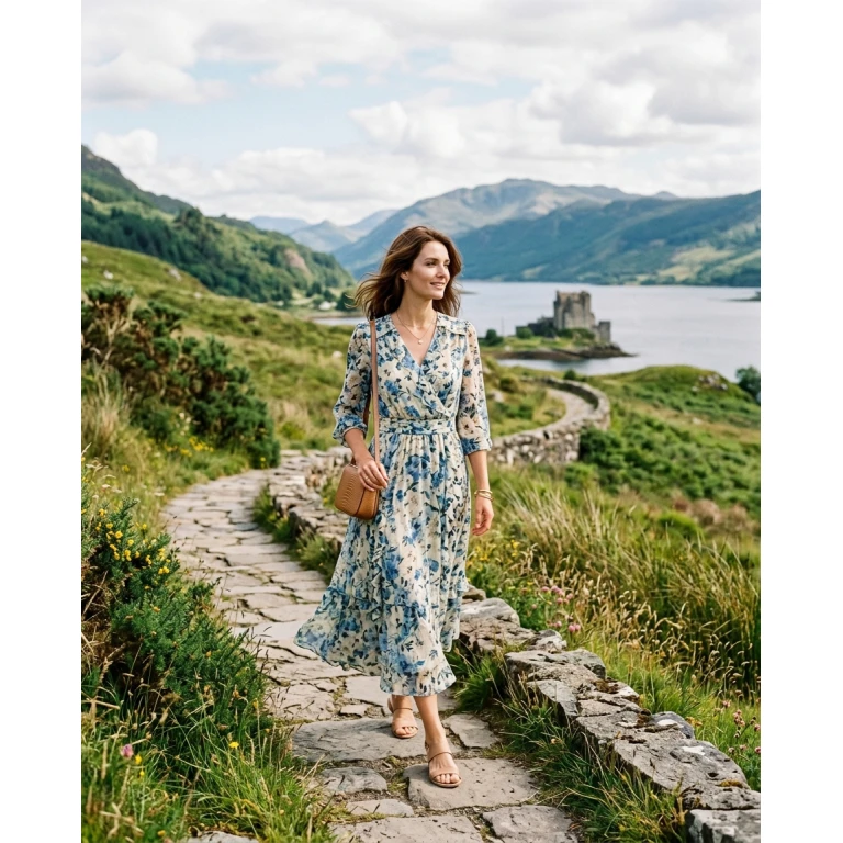 Gemma Deeks Style Guide: Semi Formal Designer Summer Dresses in Scotland Summer 2026