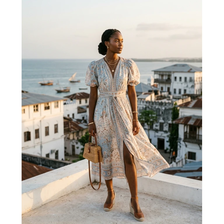 Gemma Deeks Style Guide: Semi Formal Designer Summer Dresses in Zanzibar Summer 2026