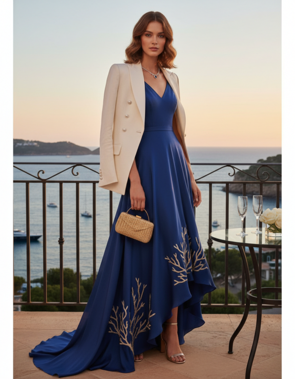 Gemma Deeks Style Guide: Semi Formal dinner outfit in Majorca Summer 2026