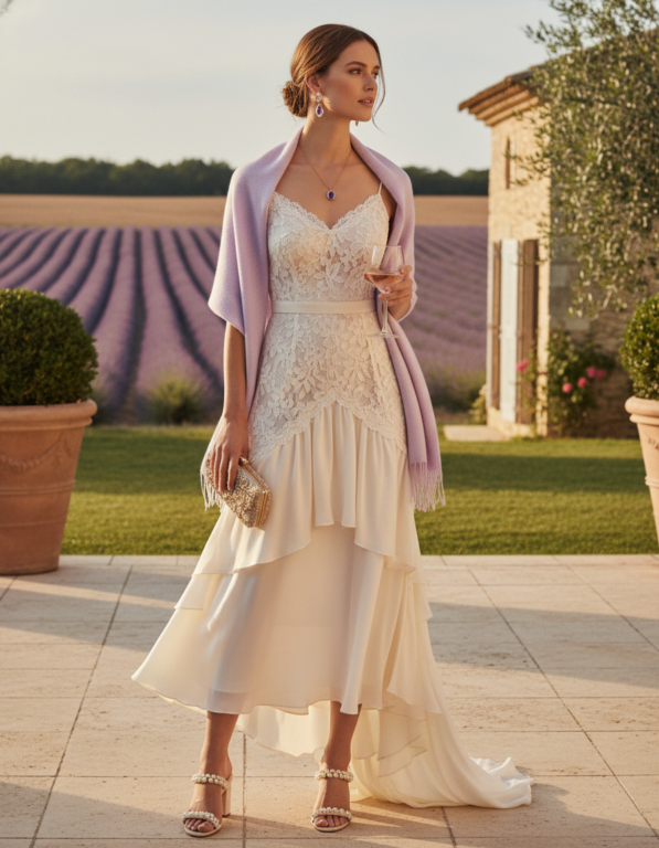 Gemma Deeks Style Guide: Semi Formal dinner outfit in Provence France Summer 2026