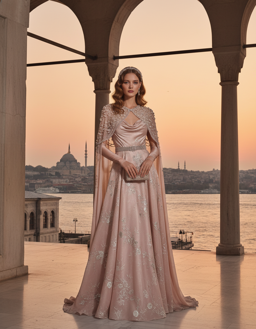 Gemma Deeks Style Guide: Semi Formal gala gown in Istanbul Summer 2026
