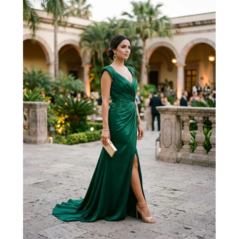Gemma Deeks Style Guide: Semi Formal gala gown in Mexico Summer 2026