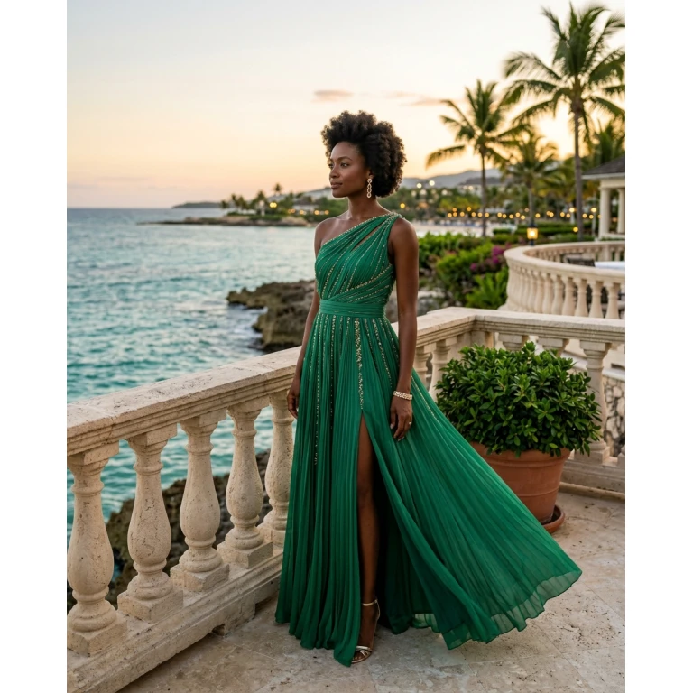 Gemma Deeks Style Guide: Semi Formal gala gown in Montego Bay Summer 2026